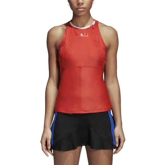 adidas Tops - NWT Adidas x Stella McCartney Barricade Tennis Tank Dark Callistos Red Sz Medium